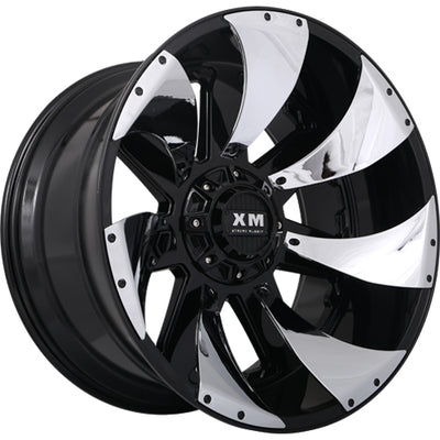 Xtreme Mudder XM-326 Black Wheel