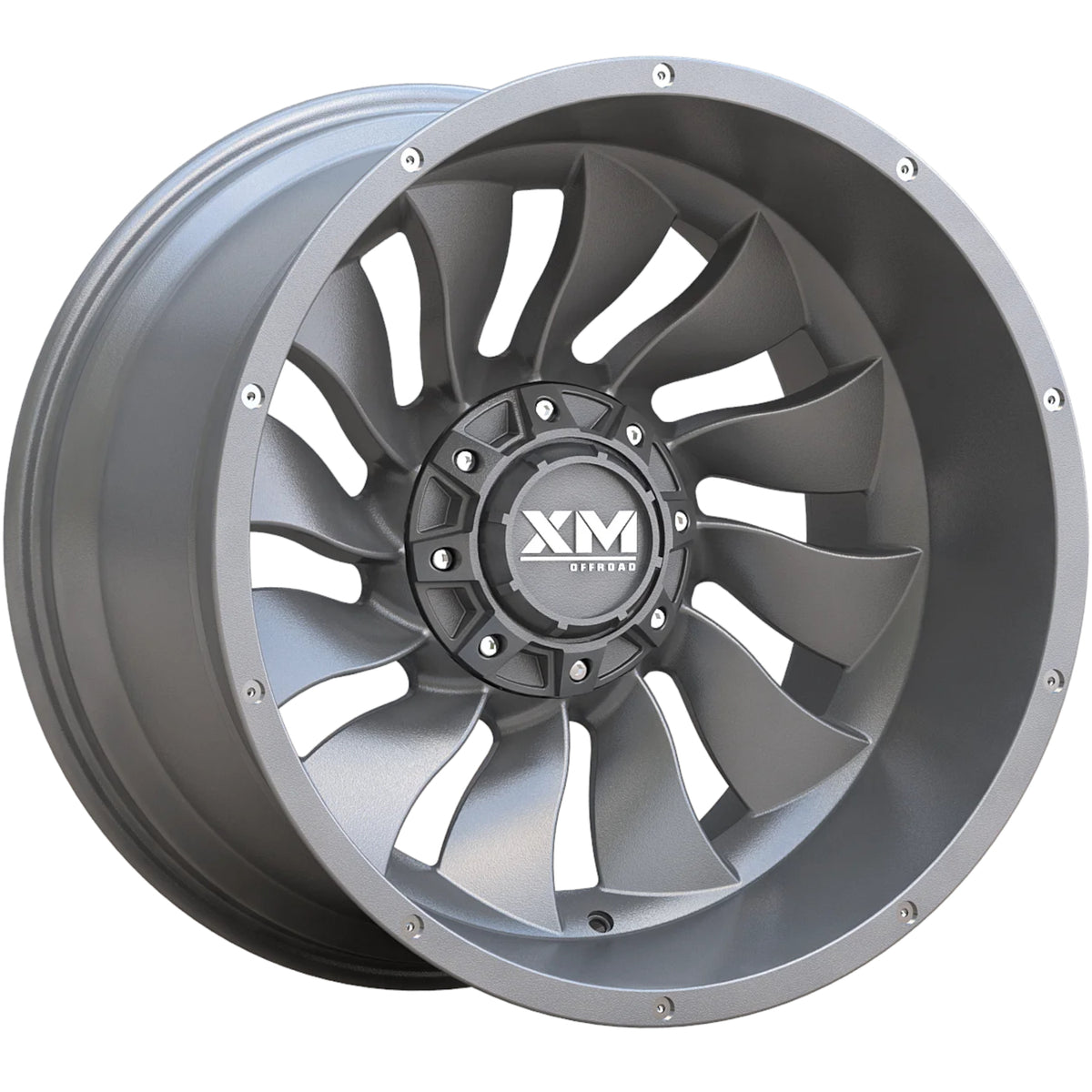 Xtreme Mudder XM-329 Matte Gunmetal Wheel