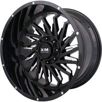 Xtreme Mudder XM-330 Black Milled Wheel