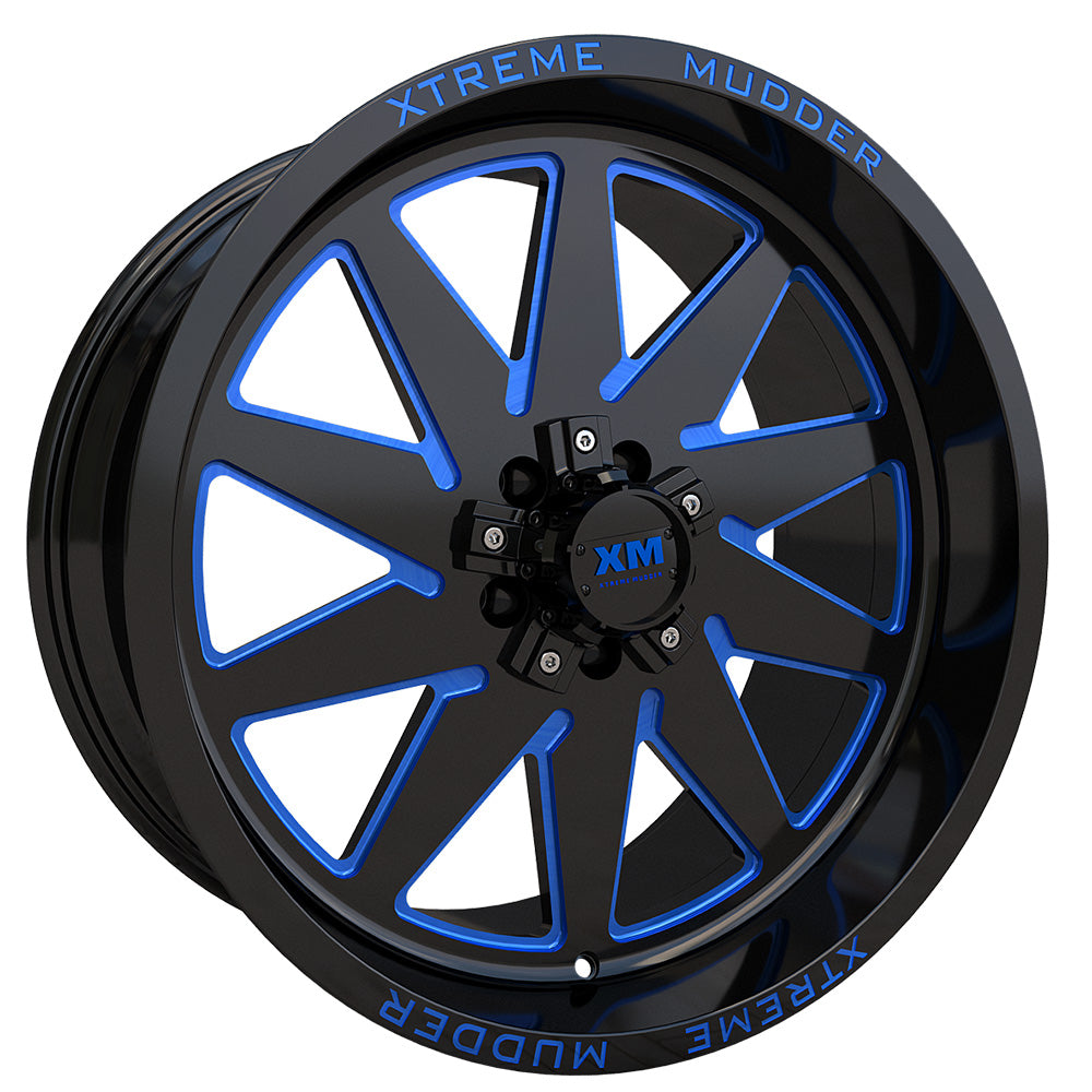 Xtreme Mudder XM-348 Black Wheel
