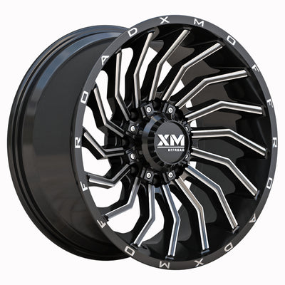 Xtreme Mudder XM-356 Black Milled Wheel