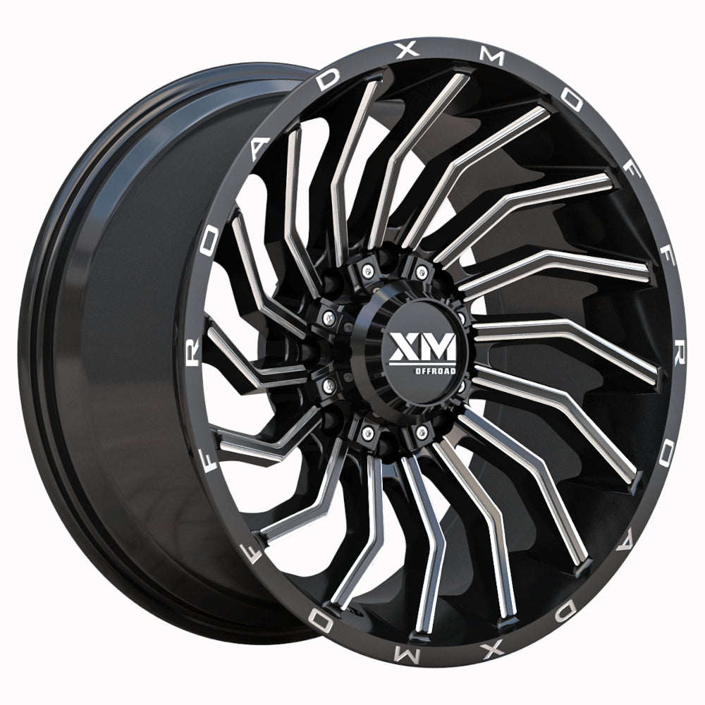 Xtreme Mudder XM-356 Black Milled Wheel
