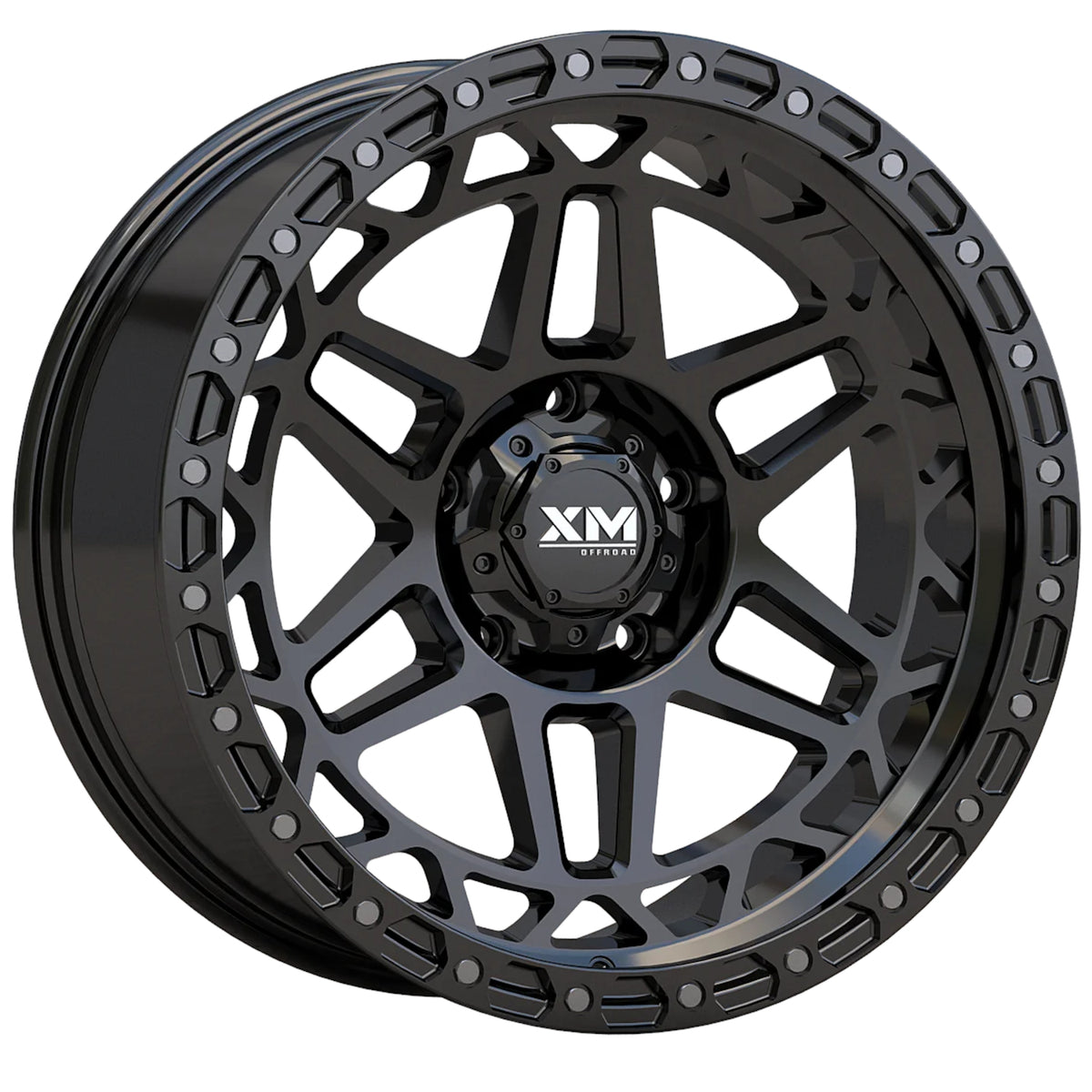 Xtreme Mudder XM-700 Gloss Black Wheel