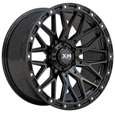 Xtreme Mudder XM-704 20x9 +10mm Gloss Black