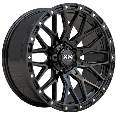 Xtreme Mudder XM-704 Gloss Black Wheel