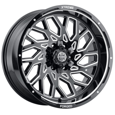 Xtreme NX-21 Black Milled Wheel