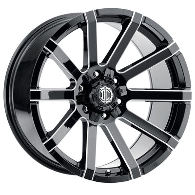 Xtreme NX-24 Black Milled Wheel