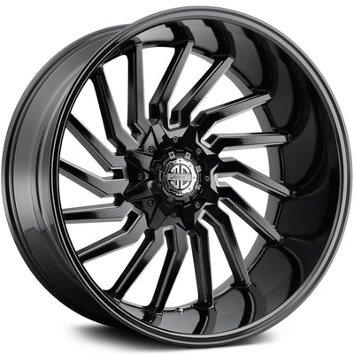 Xtreme NX-26 Black Milled Wheel