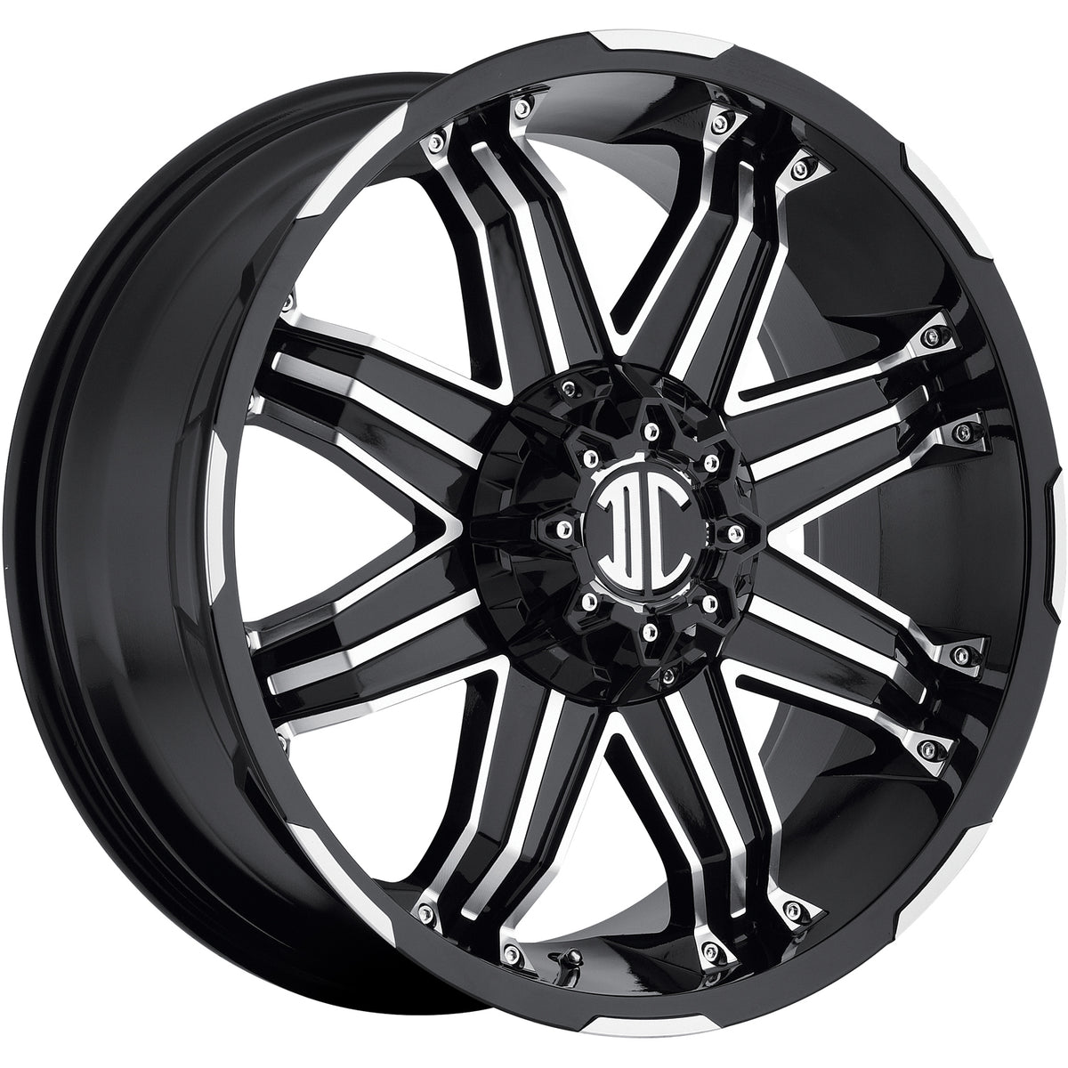 Xtreme NX-7 Black Machined Wheel