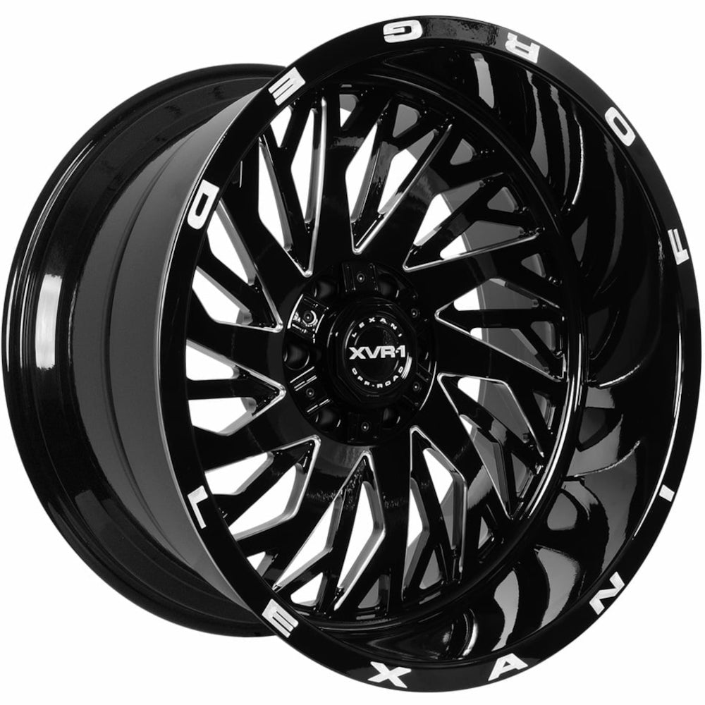 XVR1 Offroad Compass Black Milled Wheel