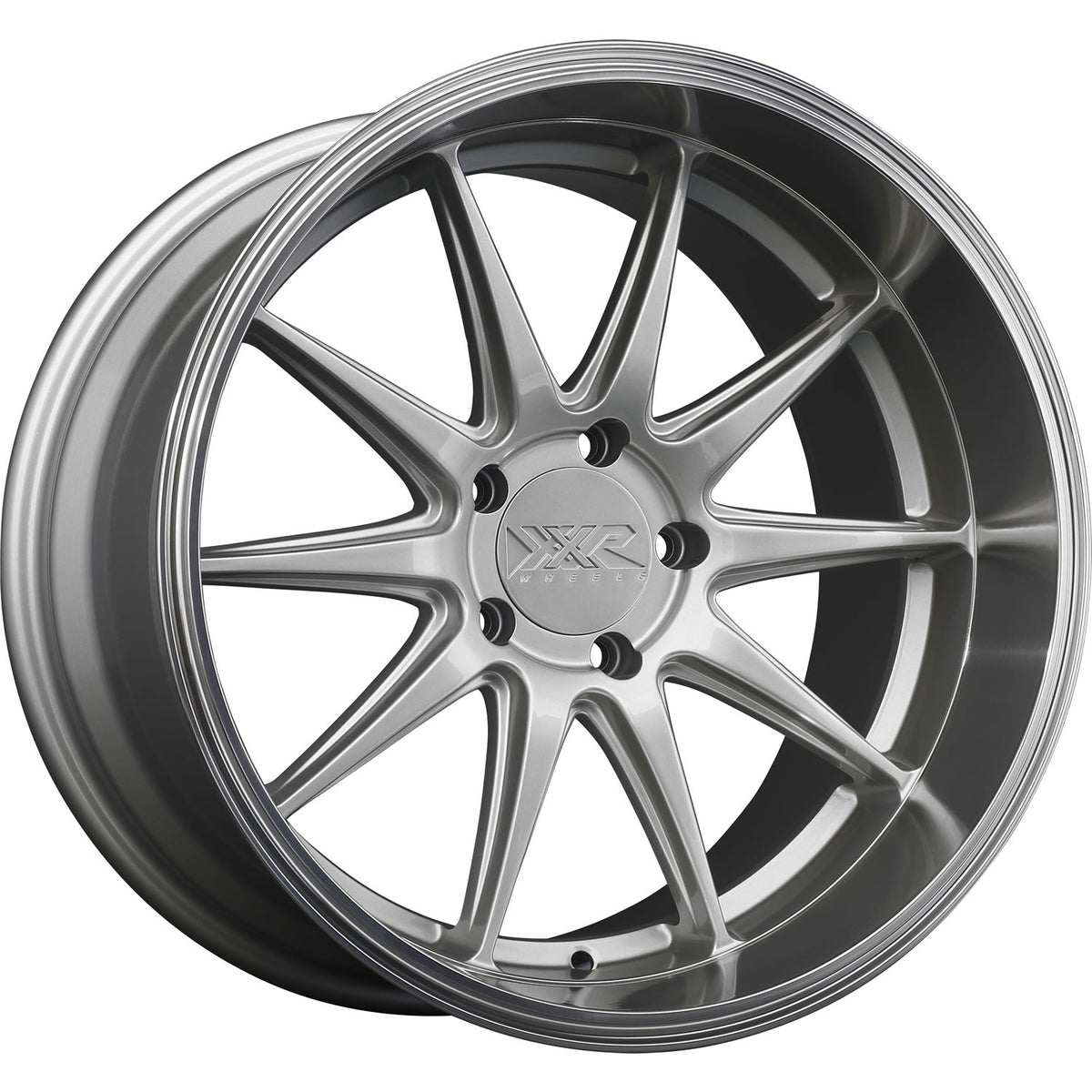 XXR 527D Silver Machined Wheel