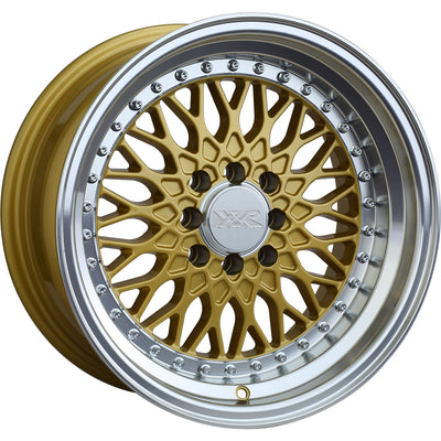 XXR 536 Gold Machined Wheel