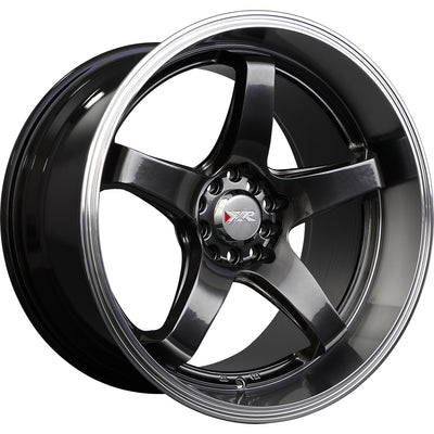 XXR 555 Black Machined Wheel