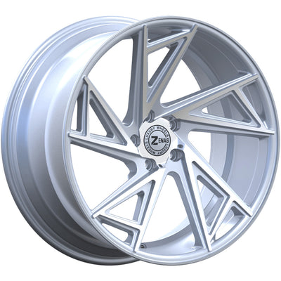 Zenas ZW04 Hypersilver Machined Wheel