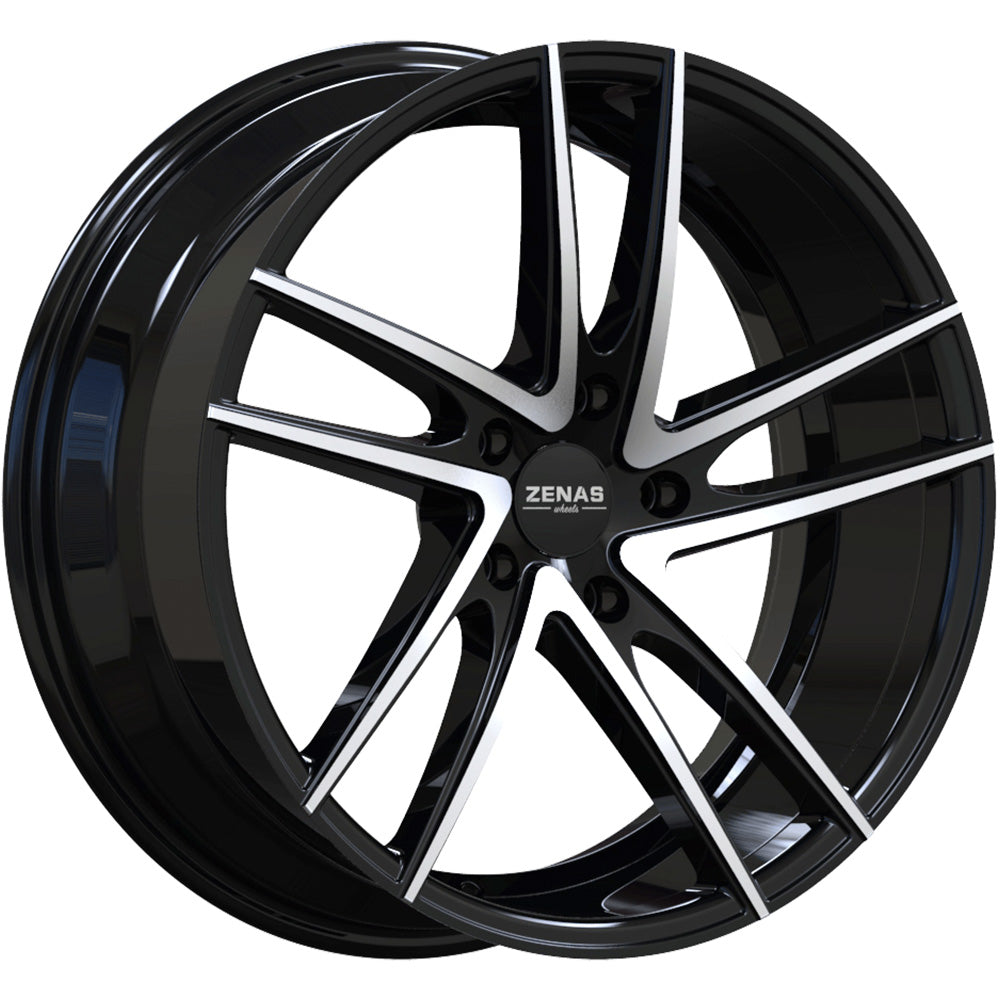 Zenas ZW11 Black Machined Wheel