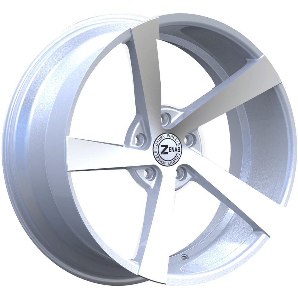 Zenas ZW15 Hypersilver Machined Wheel