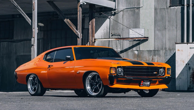 Chevy Chevelle on Weld Ventura Street Gloss Black Milled Wheels