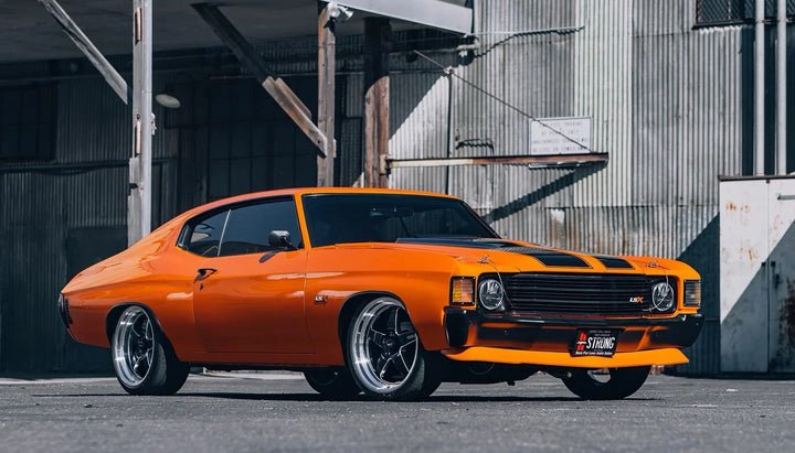 Chevy Chevelle on Weld Ventura Street Gloss Black Milled Wheels