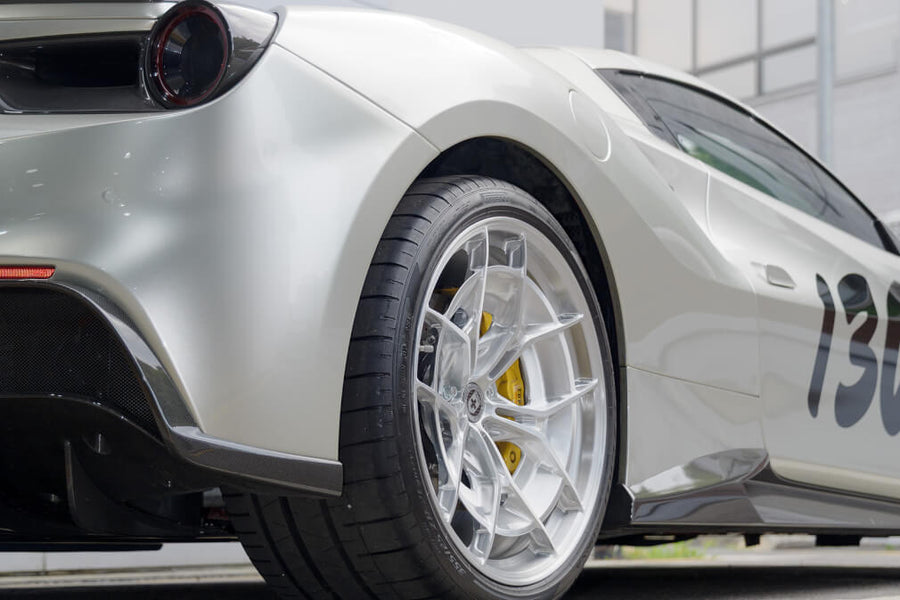 HRE P301 forged wheel on Ferrari 488 GTB