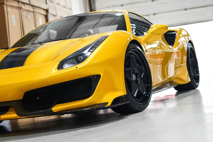 HRE 505 forged wheel on Ferrari 488 Pista