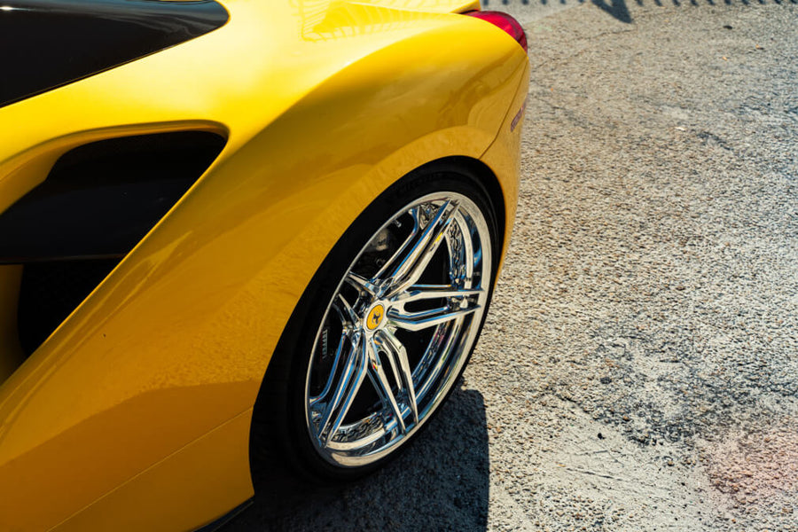 HRE S107SC forged wheel on Ferrari 488 Spider
