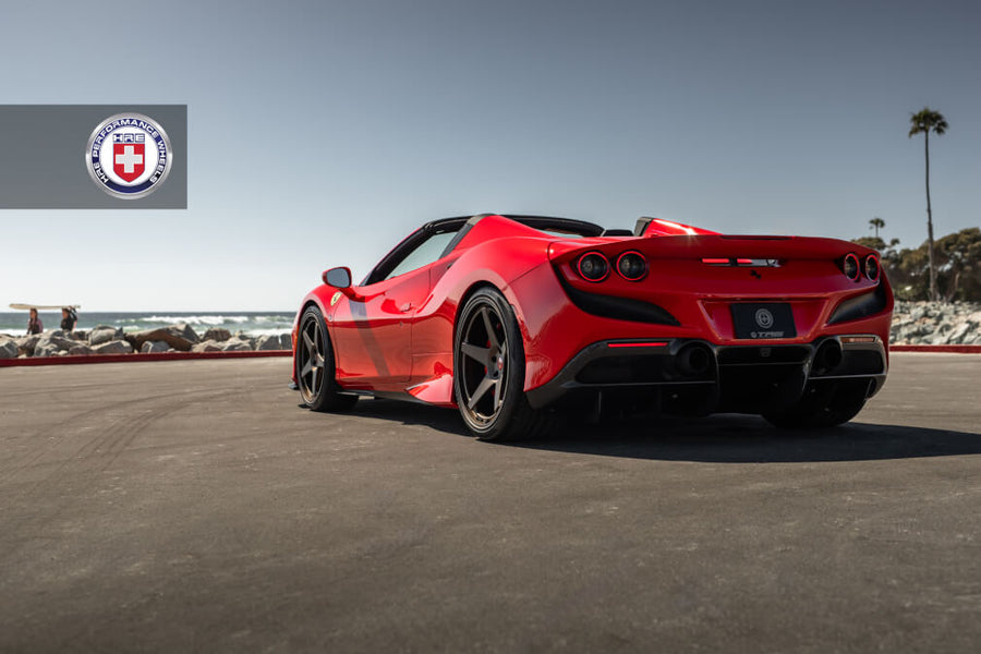 HRE 305 GTS forged wheel on Ferrari F8 Spider