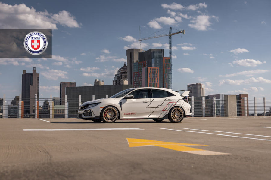 HRE 309M forged wheel on Honda Civic Type R
