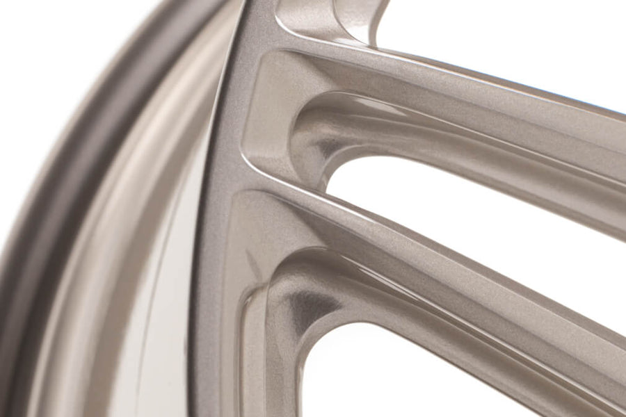 HRE P107SC forged wheel on HRE P107SC IN Gloss White Gold
