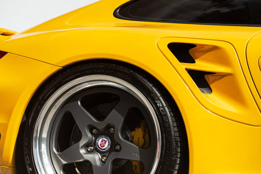 HRE 527 forged wheel on Porsche 997 Turbo