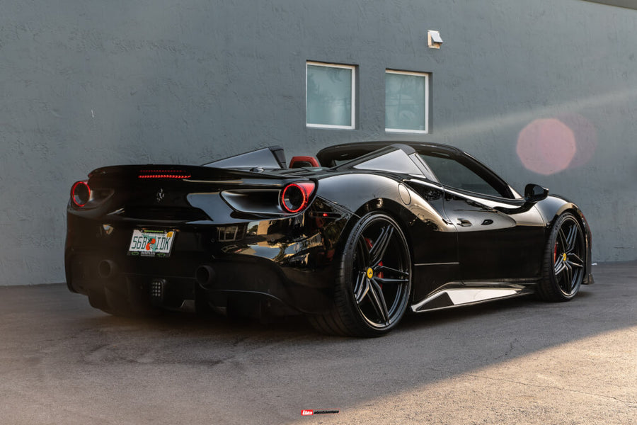 HRE P107SC forged wheel on Ferrari 488 Spider