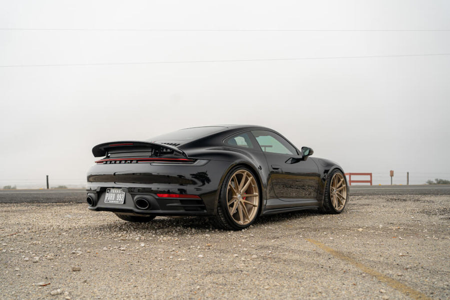HRE P104 forged wheel on Porsche 992 Carrera S