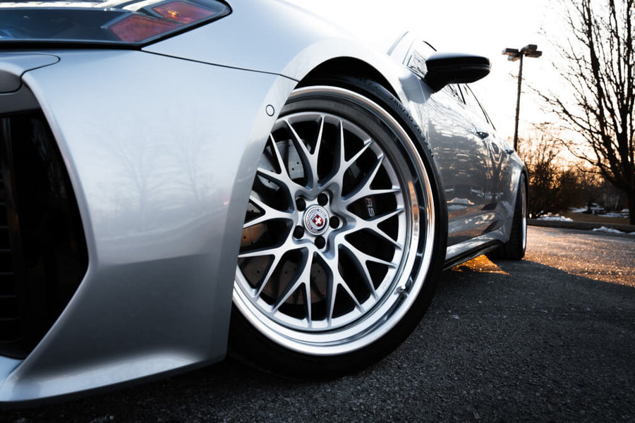 HRE 520 forged wheel on Audi RS 6 ON HRE 520 IN Frozen Polished Clear Polished Clear