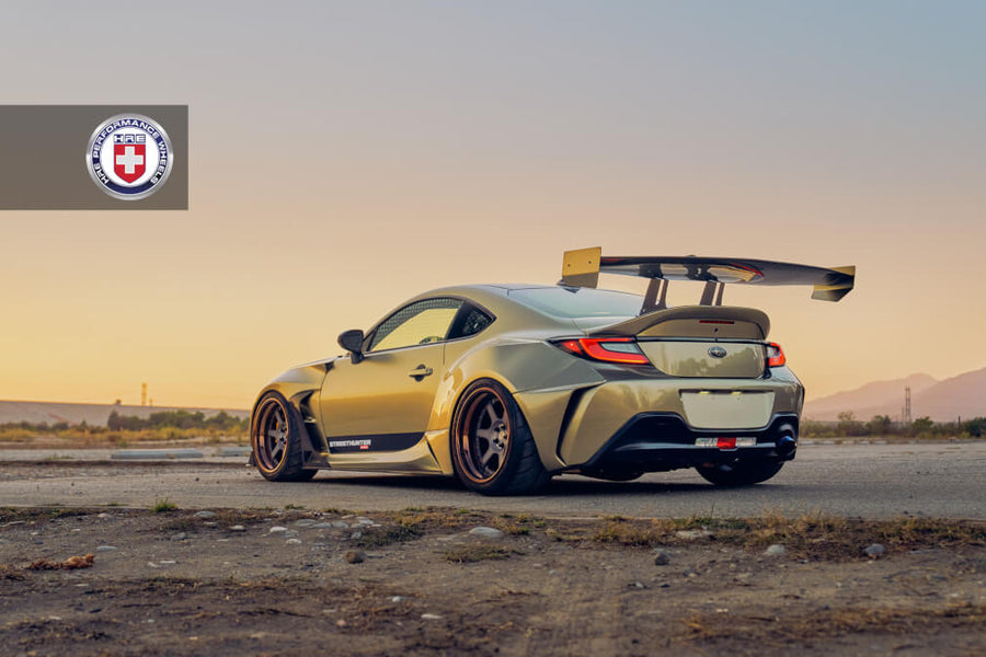 HRE C106 forged wheel on Subaru BRZ Widebody