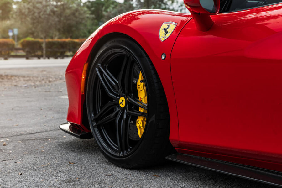 HRE P107SC forged wheel on Ferrari F8 Tributo