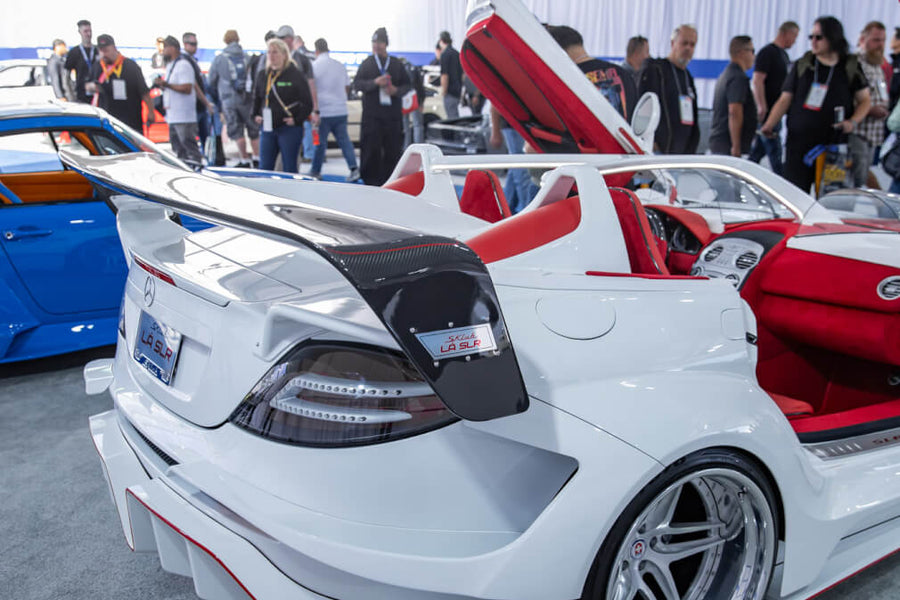 HRE S107 forged wheel on S Klub LA Mercedes Benz SLR Mclaren