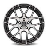Curva C7 18x8 Gloss Black Machine Face premium Euro wheel