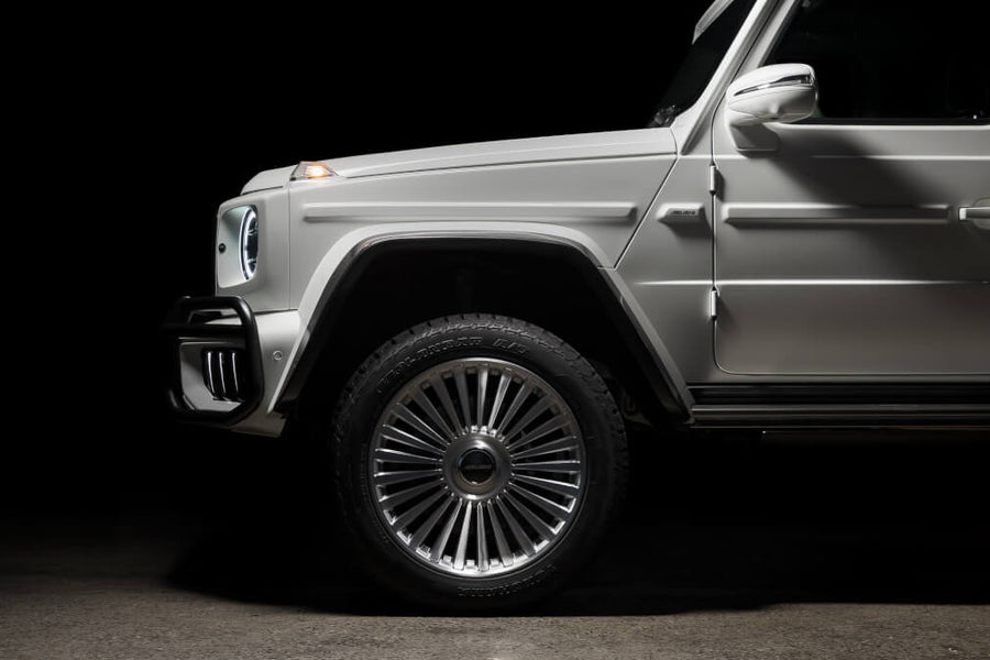 HRE L103M forged wheel on Mercedes Benz G Class Abushi Cabrio G