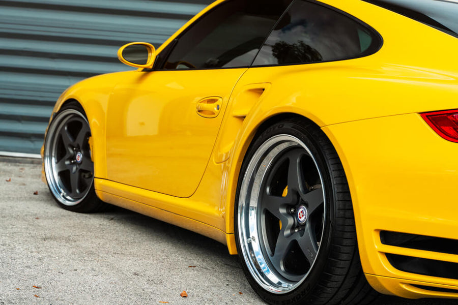 HRE 527 forged wheel on Porsche 997 Turbo
