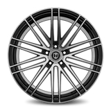 Curva CFF50 20x9 Gloss Black Machine Face premium Euro wheel blank bolt pattern