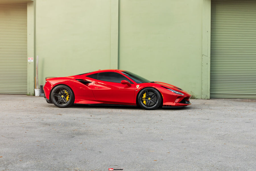 HRE P107SC forged wheel on Ferrari F8 Tributo