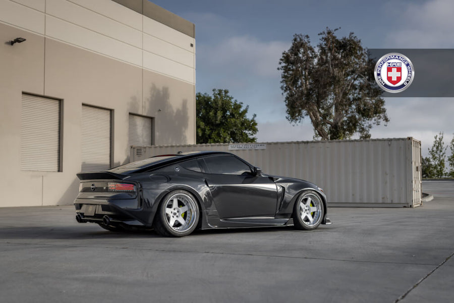 HRE C105 forged wheel on Nissan 400Z Widebody