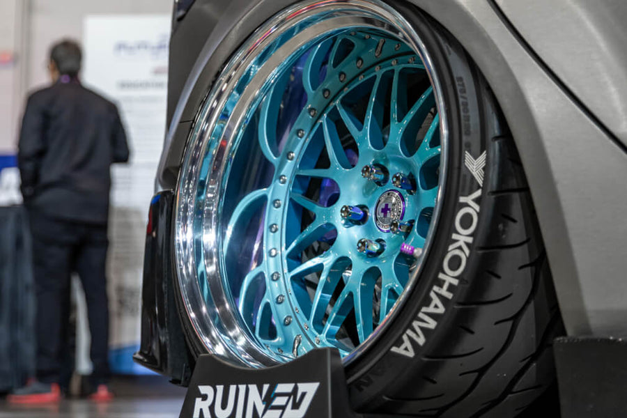 HRE 540 forged wheel on Tesla Model 3