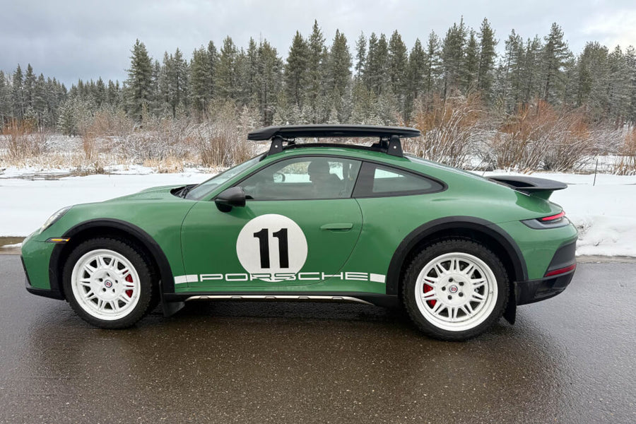 HRE 528 forged wheel on Porsche 992 Dakar