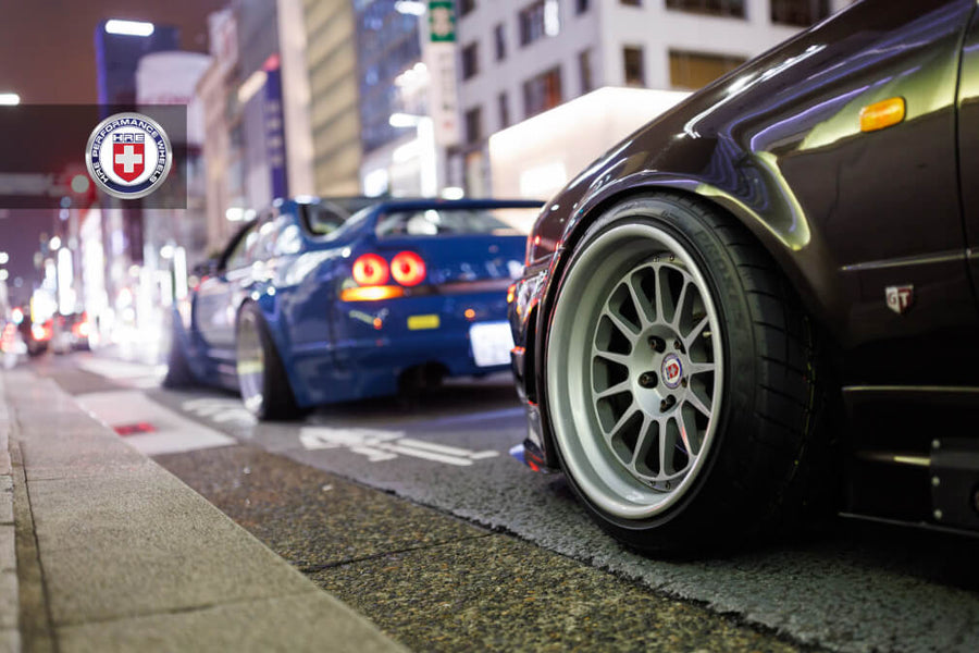 HRE 303 forged wheel on Nissan Skyline R34