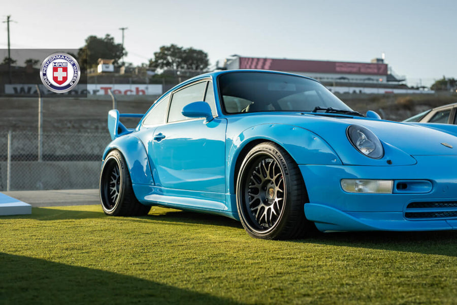 HRE C100 forged wheel on Porsche 993 RSR