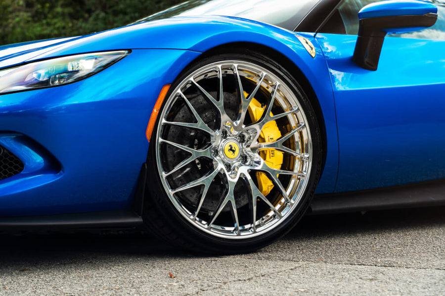 HRE 520M forged wheel on Ferrari 296 GTB