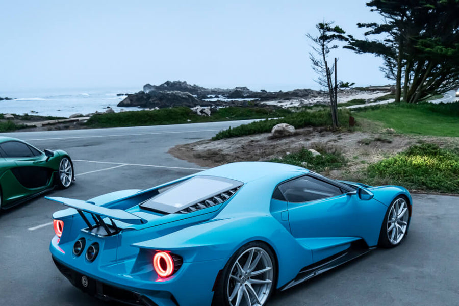 HRE P104 forged wheel on Ford GT