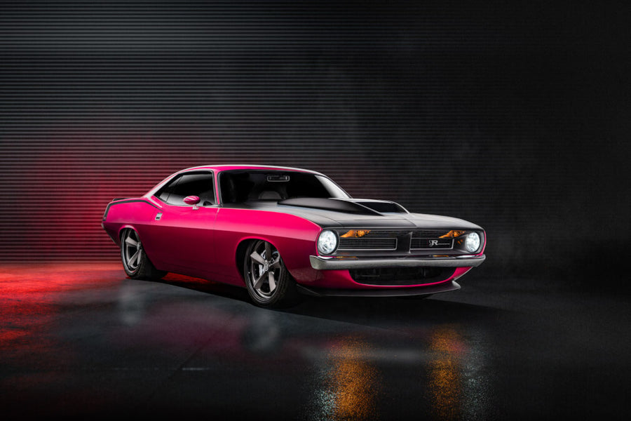 HRE 105 forged wheel on Ringbrothers Infected 1970 Plymouth Barracuda