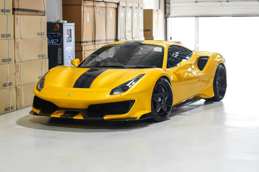 HRE 505 forged wheel on Ferrari 488 Pista