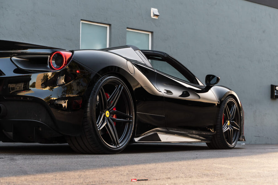 HRE P107SC forged wheel on Ferrari 488 Spider